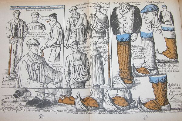 Dessins extraits de "Visages du Pays des Basques" 