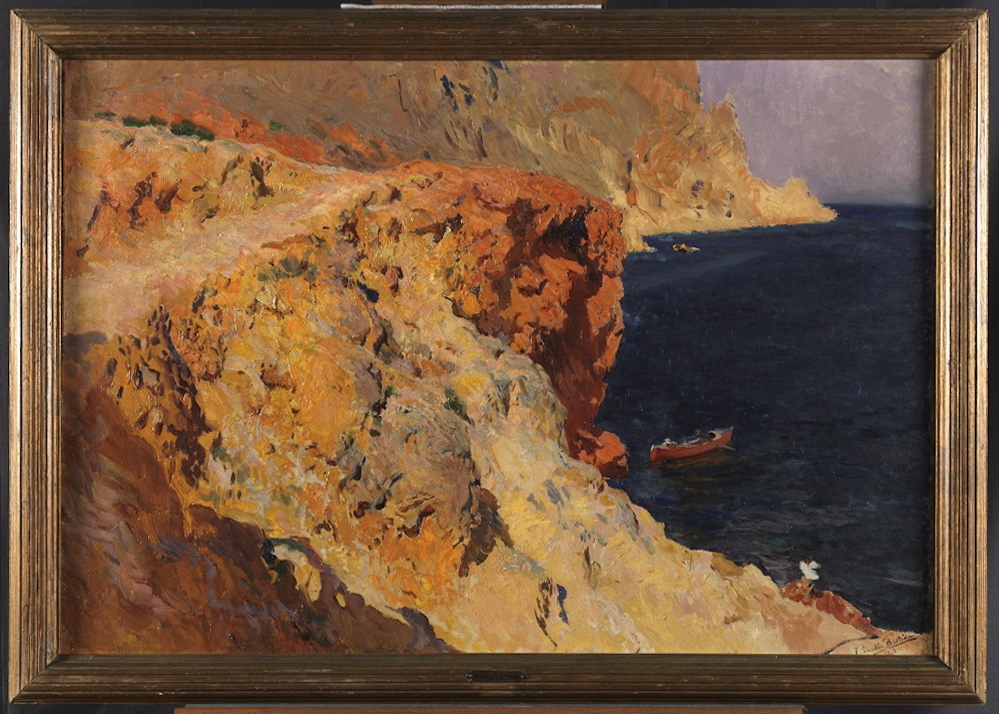 Joaquín SOROLLA Y BASTIDA (1863-1923) Les rochers de Cap Jávea, 1901