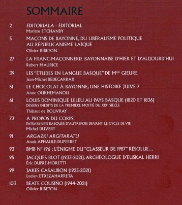 Sommaire n°197