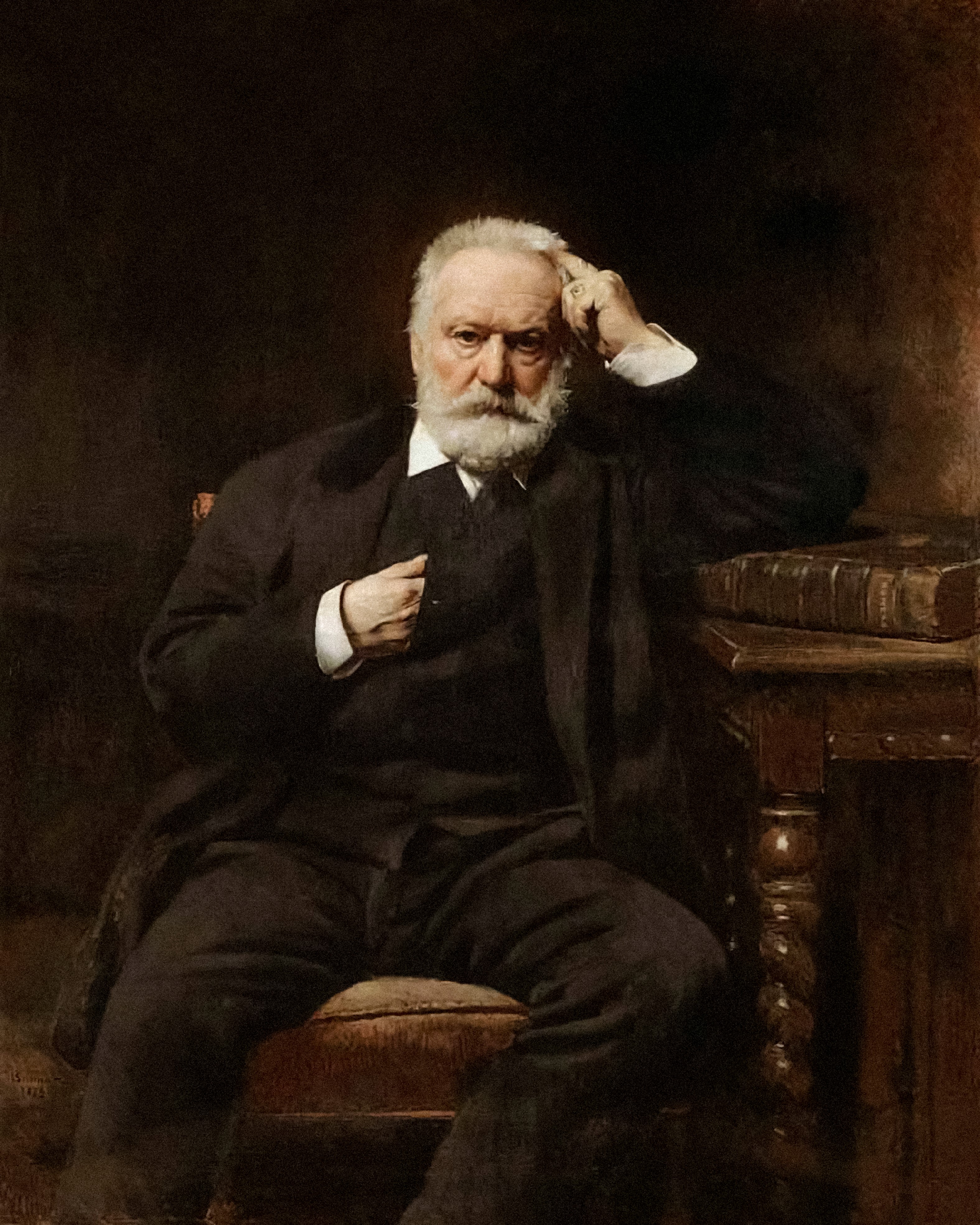 Léon Bonnat, Portrait de Victor Hugo, 1879. 