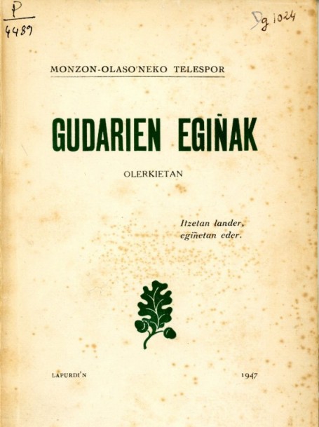 Gudarien Egiñak